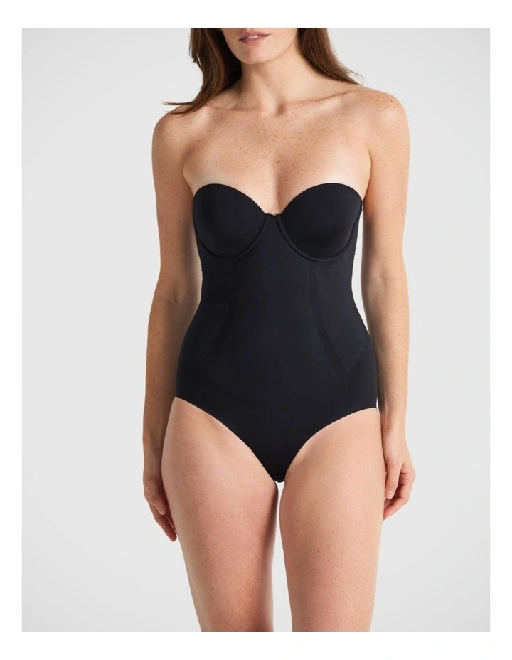 Body Define Strapless Bodysuit in Black image 1