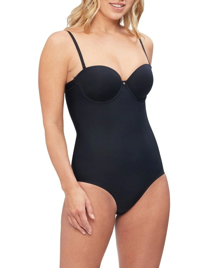 Body Define Strapless Bodysuit in Black image 2