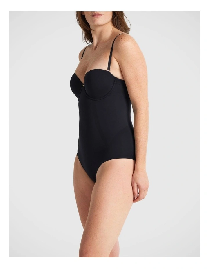 Body Define Strapless Bodysuit in Black image 2