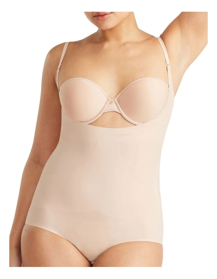 Revive Smooth Underbust Bodysuit in Taupe image 1
