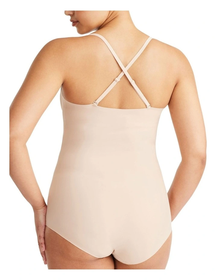 Revive Smooth Underbust Bodysuit in Taupe image 4