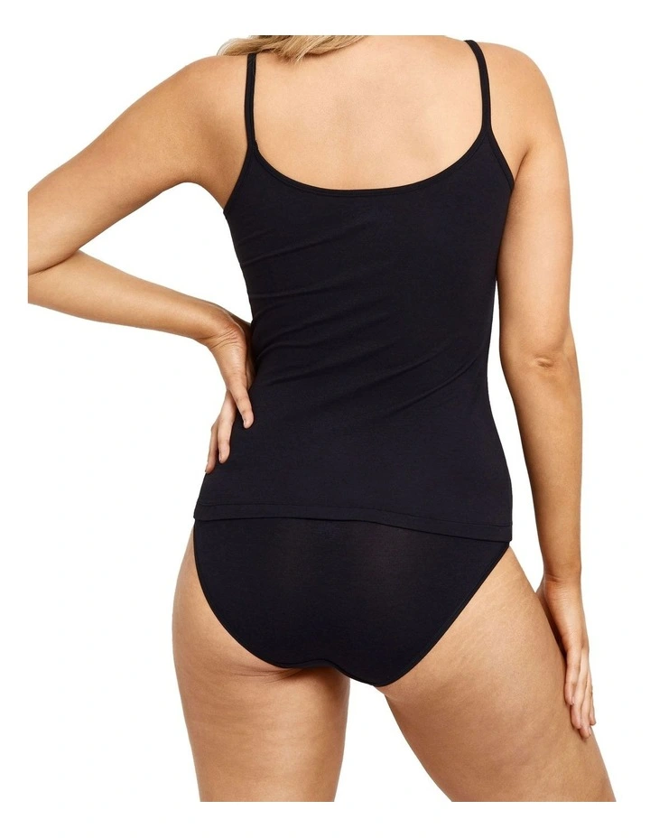 Everyday Bamboo Cami in Black image 2