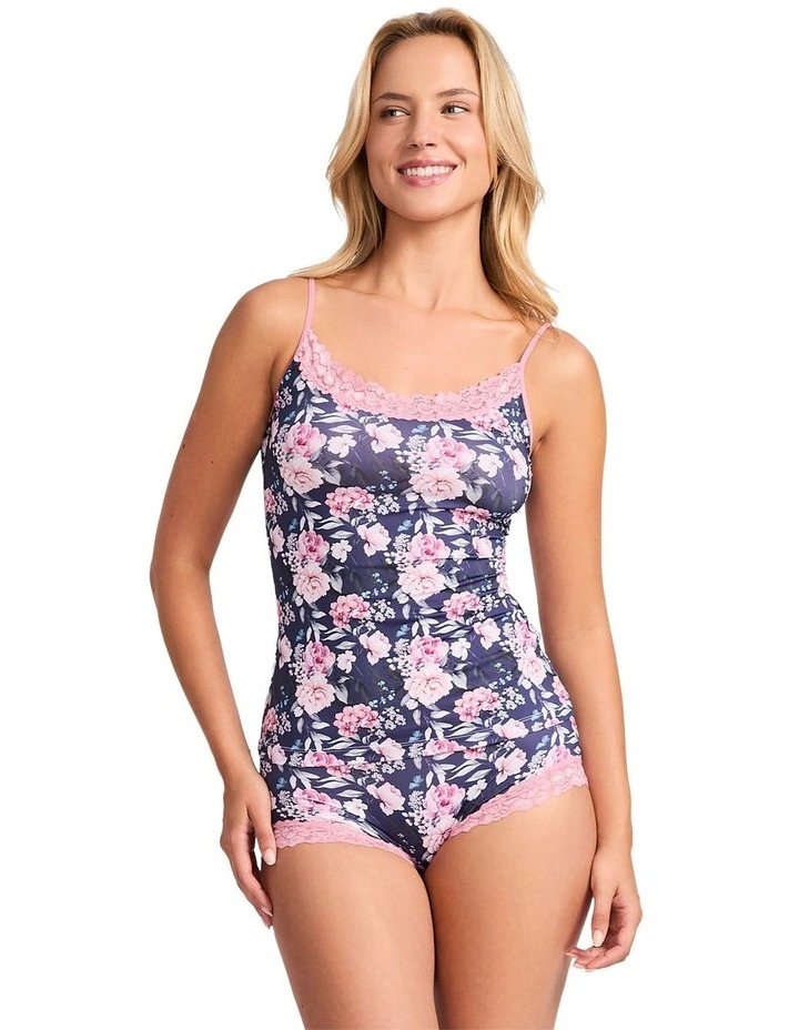 Parisienne Smooth Cami in Rose Bloom Print image 4