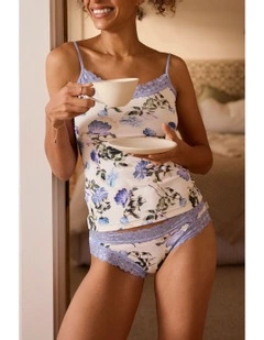 Parisienne Classic Cami in Blue