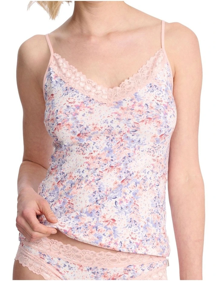 Parisienne Cotton Cami in Multi image 1