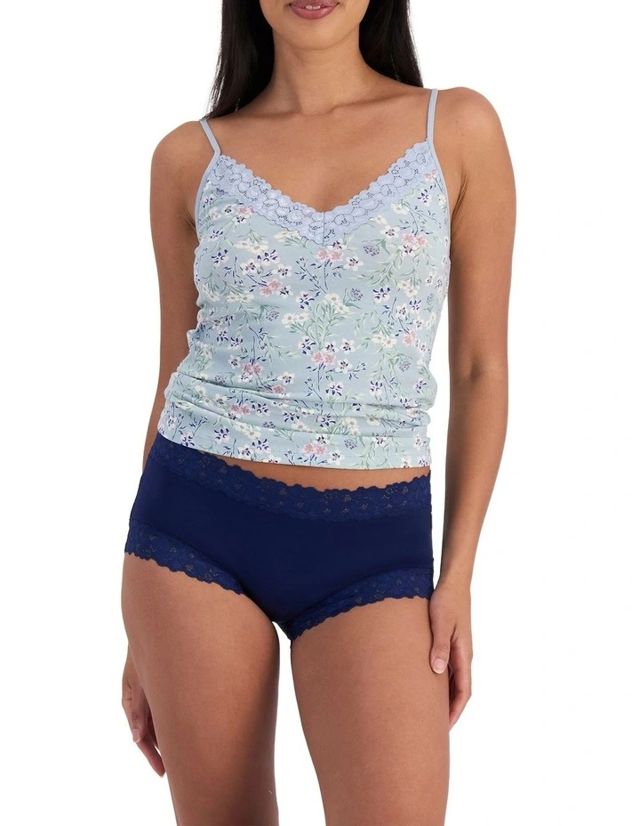 Parisienne Cotton Cami in Print image 4