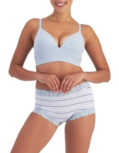 Parisienne Cotton Full Brief 2 Pack in Purple