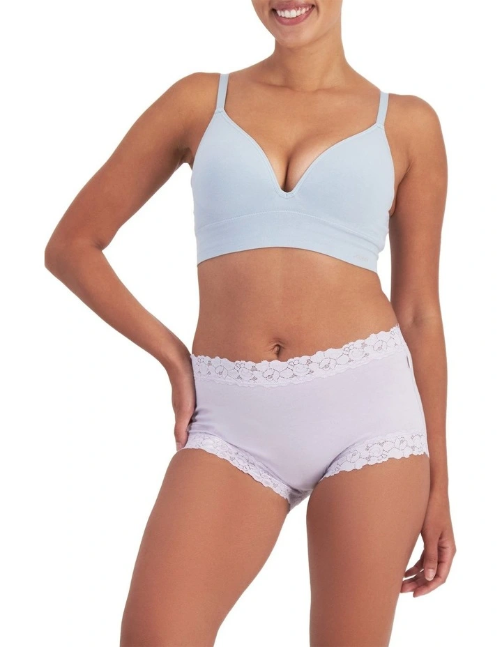 Parisienne Cotton Full Brief 2 Pack in Purple image 4