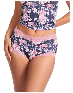 Parisienne Smooth Full Brief in Rose Bloom Print