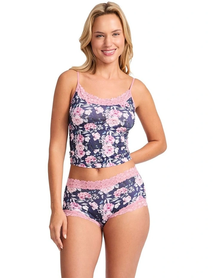 Parisienne Smooth Full Brief in Rose Bloom Print image 4