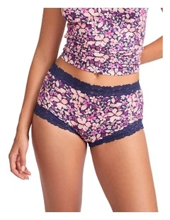 Parisienne Cotton Full Brief in Fiesta Floral Print