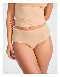 Endless Stretch Full Brief in Toasted Almond