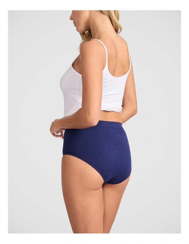 Jockey Women's Rib Seamfree Full Brief 3 Pack image 3