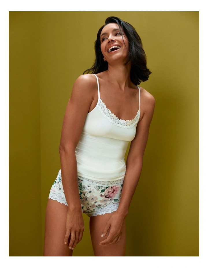 Parisienne Classic Full Brief in Pressed Garden image 2