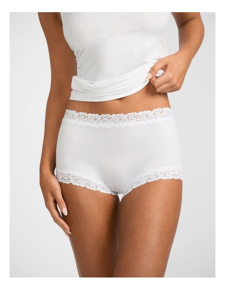 Parisienne Classic Full Brief in White image 2