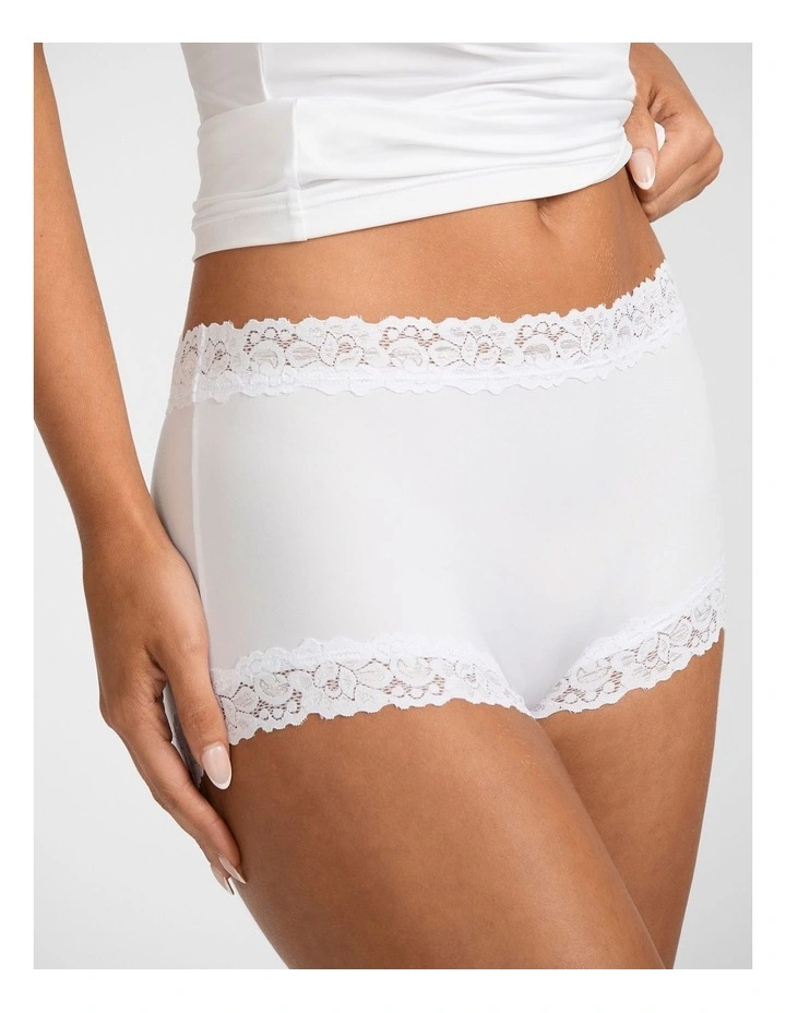 Parisienne Classic Full Brief in White image 4