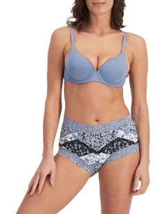Parisienne Classic Full Brief in Blue