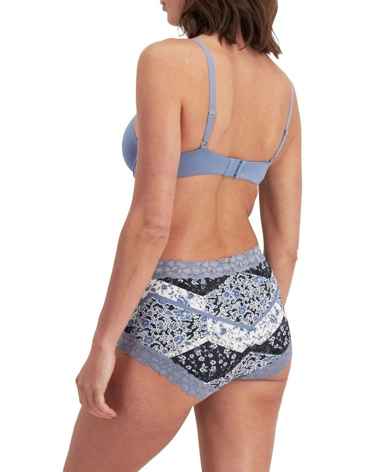 Parisienne Classic Full Brief in Blue image 2