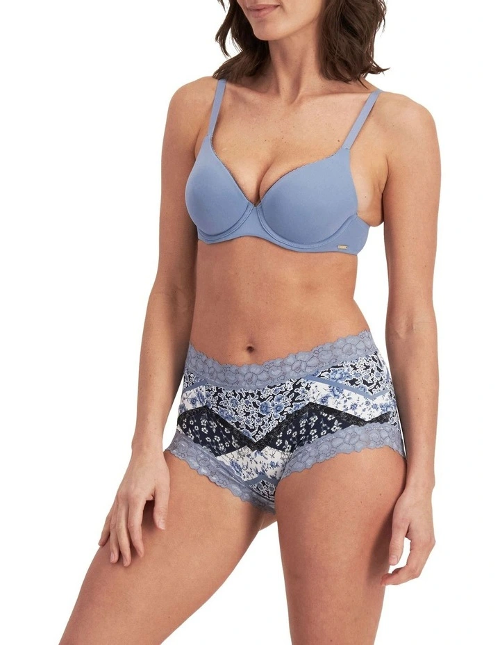 Parisienne Classic Full Brief in Blue image 3
