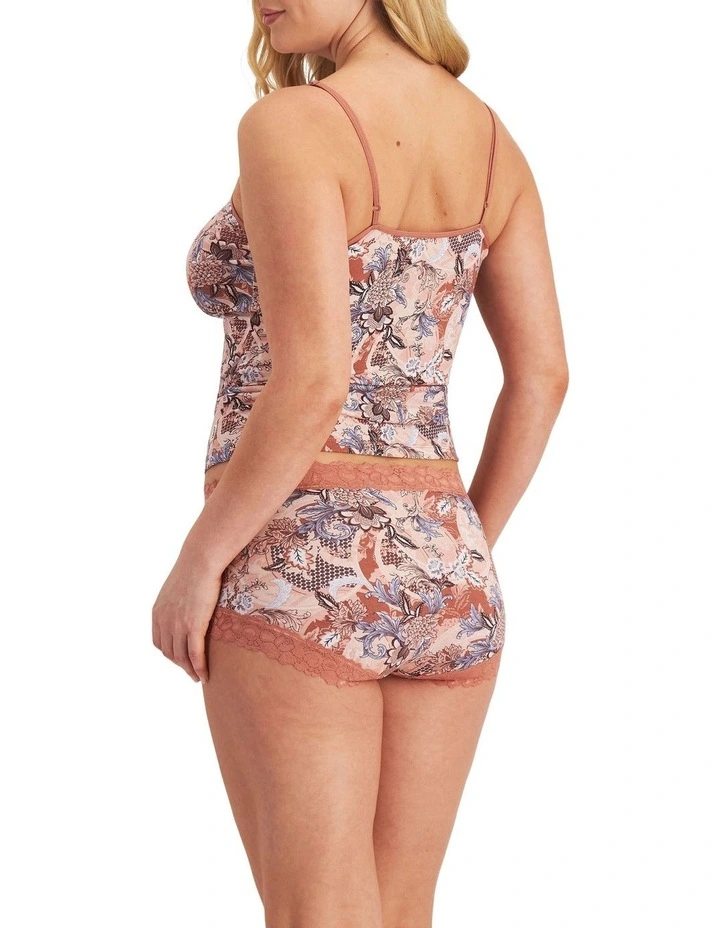 Parisienne Cotton Full Brief in Layered Florets image 3