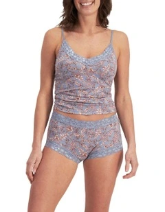Parisienne Cotton Full Brief in Blue