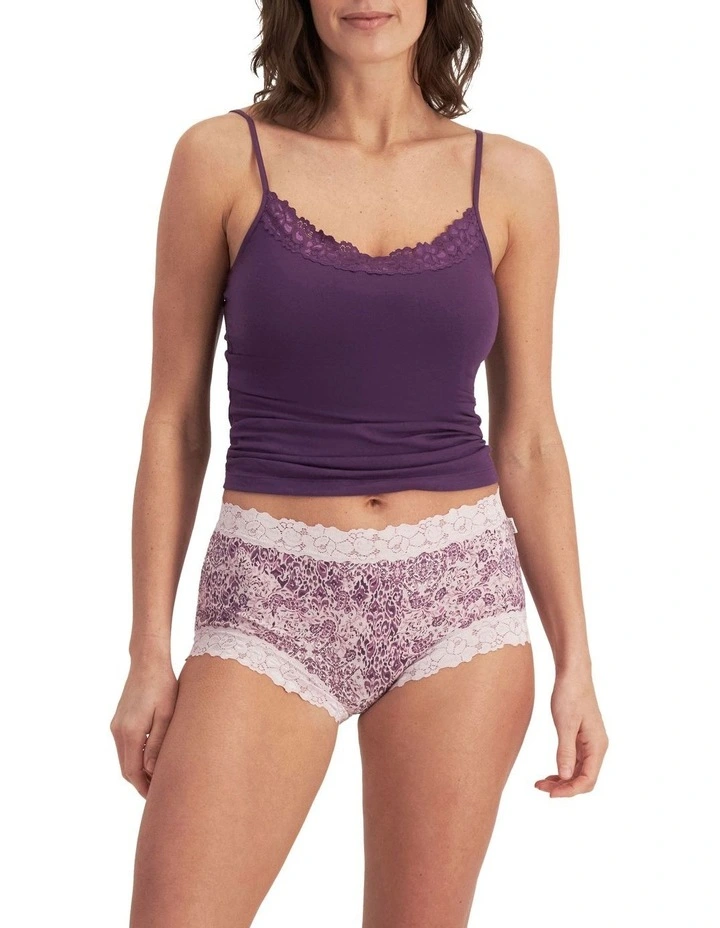 Parisienne Cotton Full Brief in Pink image 1