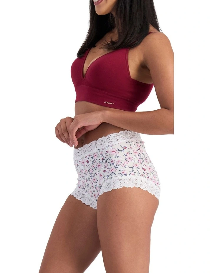 Parisienne Cotton Full Brief in Print 0We image 3