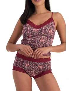 Parisienne Cotton Full Brief in Print 0Wg