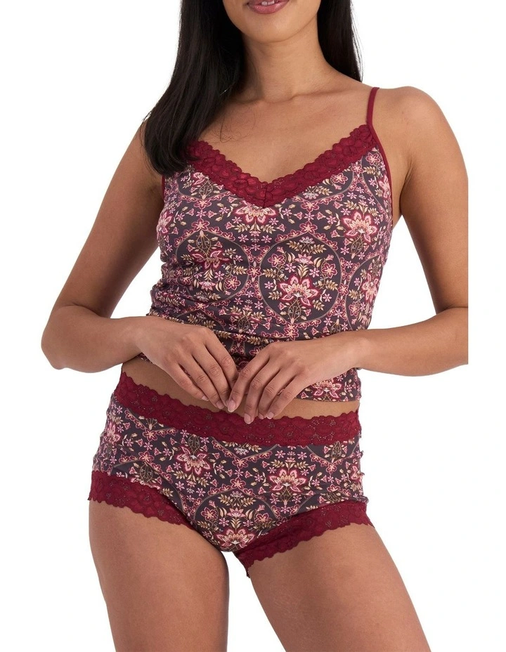 Parisienne Cotton Full Brief in Print 0Wg image 1