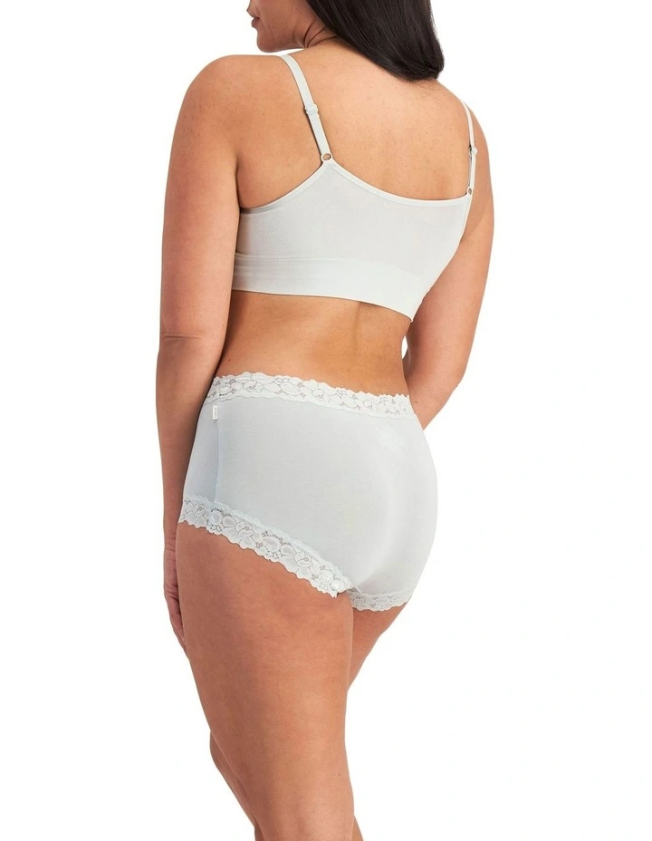 Parisienne Bamboo Full Brief in Sage Whisper/ Van image 3