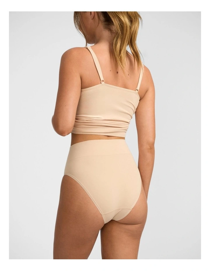 Skimmies Hi Cut Light Briefs in Nude image 2