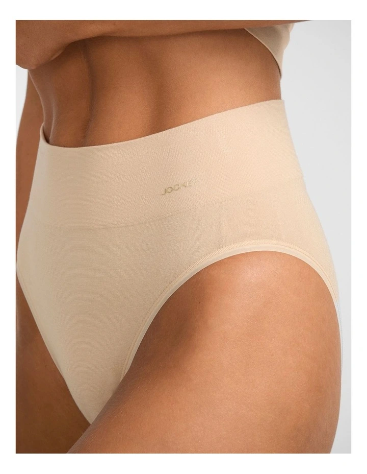 Skimmies Hi Cut Light Briefs in Nude image 3