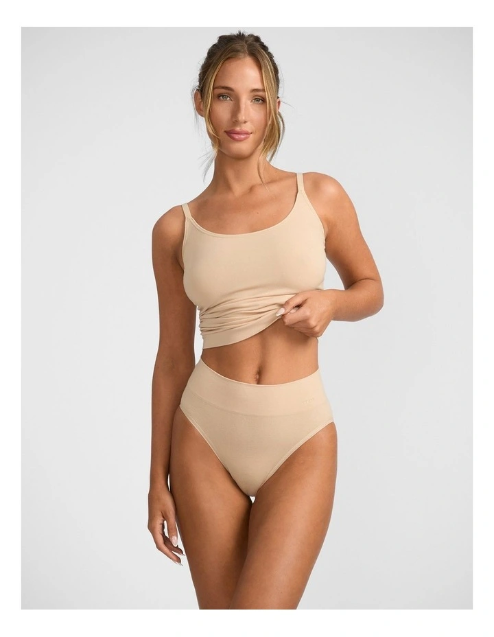 Skimmies Hi Cut Light Briefs in Nude image 4