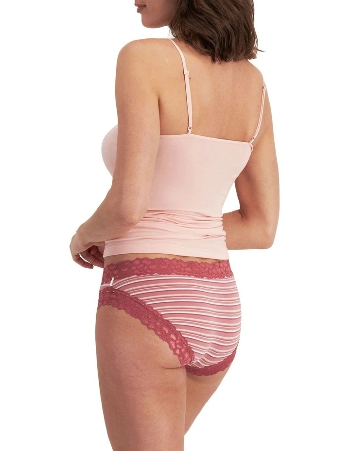 Parisienne Cotton Bikini 2 Pack in Sorrento Stripe image 3