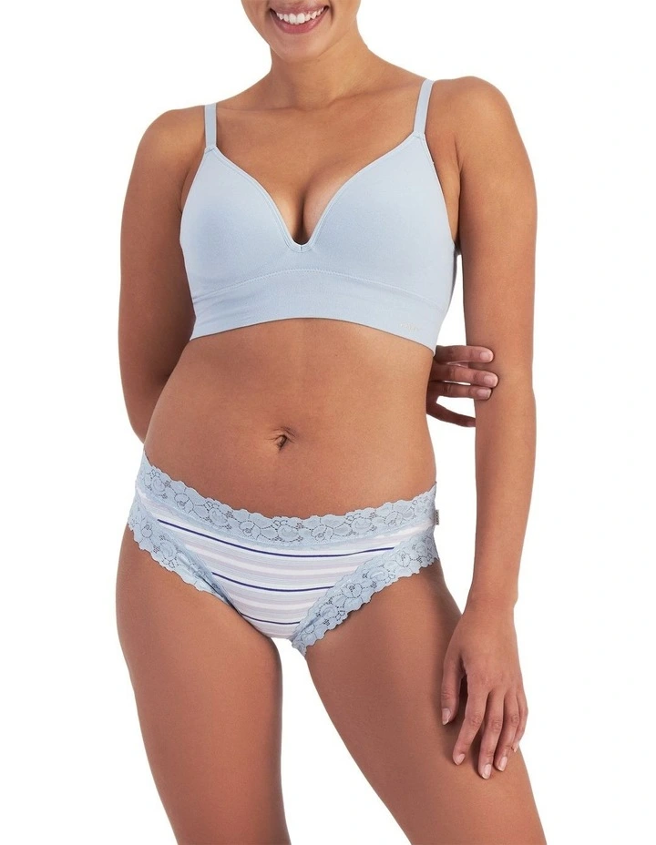 Parisienne Cotton Bikini 2 Pack in Print image 1