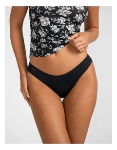 Next Generation No Panty Line Basics Bikini Brief in Black