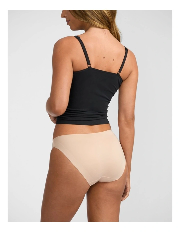 Next Generation No Panty Line Basics Bikini Brief in Beige image 2