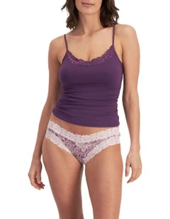 Parisienne Cotton Bikini in Pink
