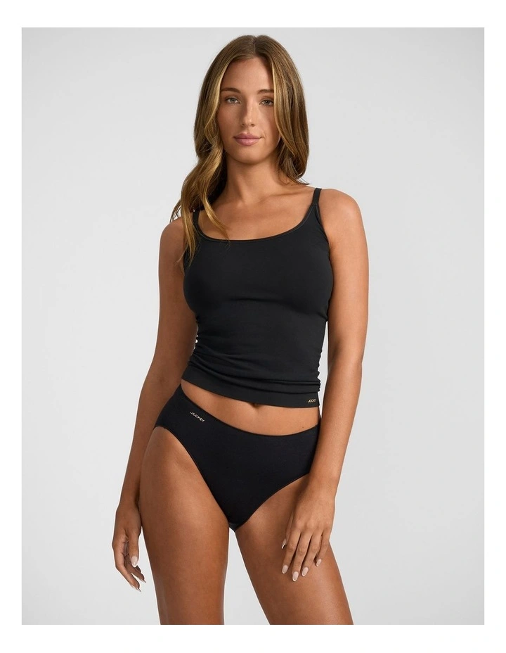 NPLP Naturals High Cut Brief in Black image 4
