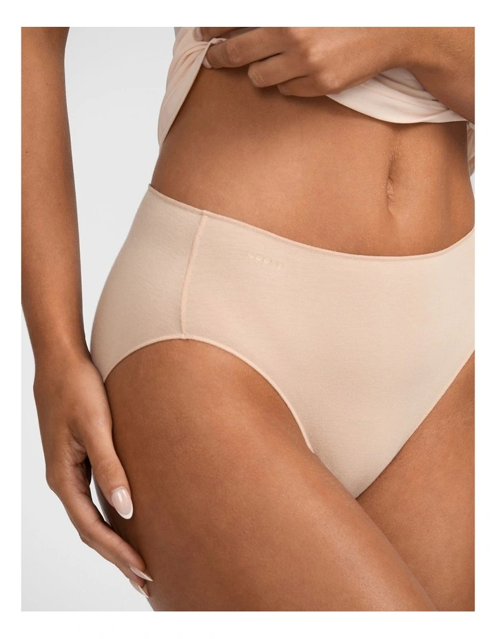 NPLP Naturals High Cut Brief in Beige image 3