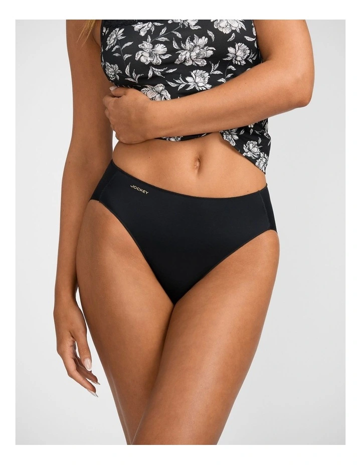 Next Gen High Cut Brief in Black image 1