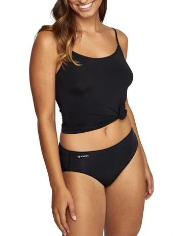 NPL Tactel High Cut Brief in Black