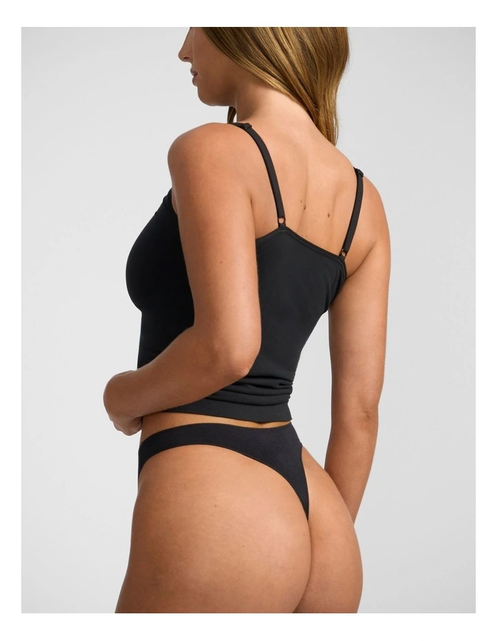 NPLP Naturals G-String Brief in Black image 2