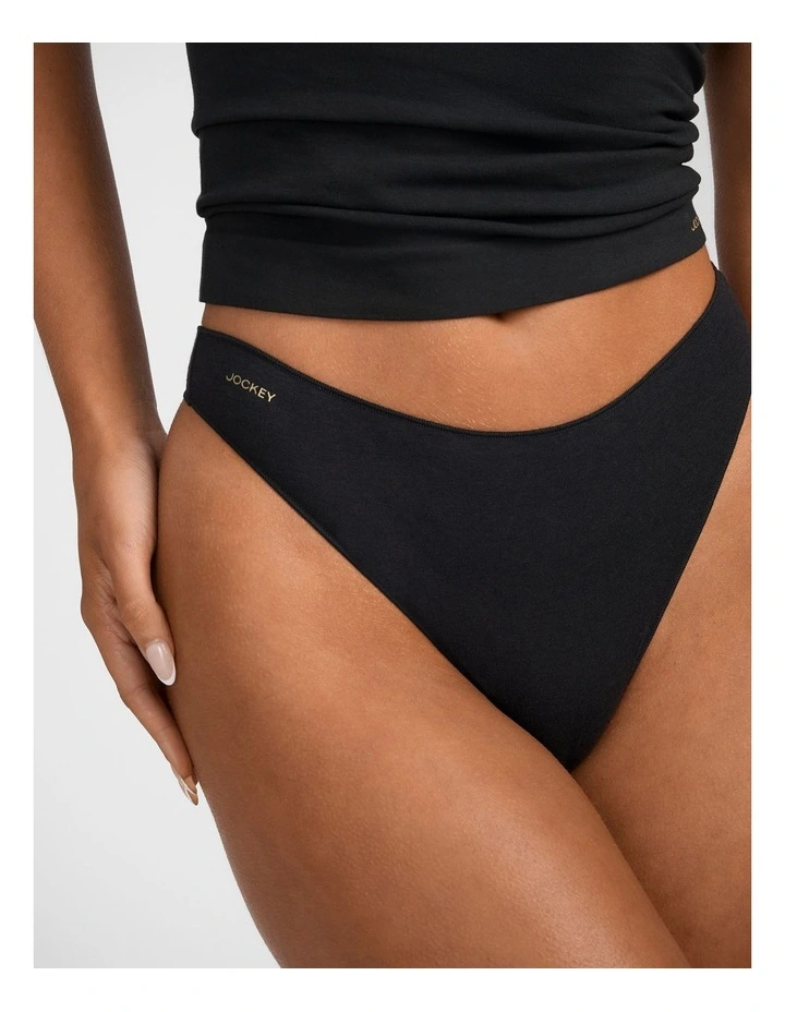 NPLP Naturals G-String Brief in Black image 3