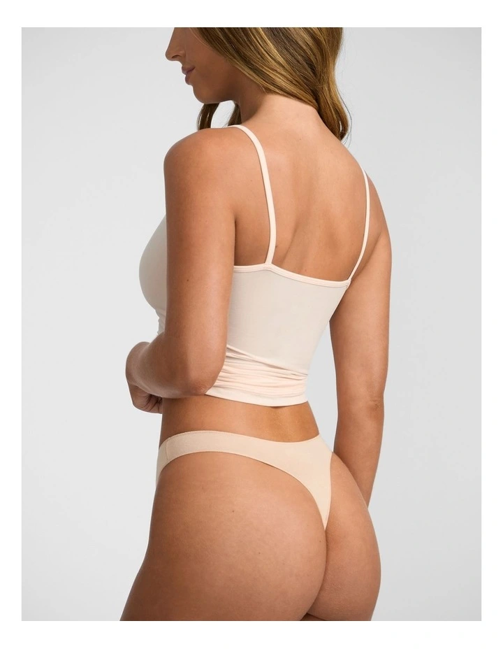 NPLP Naturals G-String Brief in Beige image 2