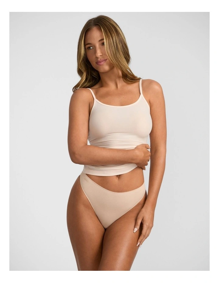 NPLP Naturals G-String Brief in Beige image 4