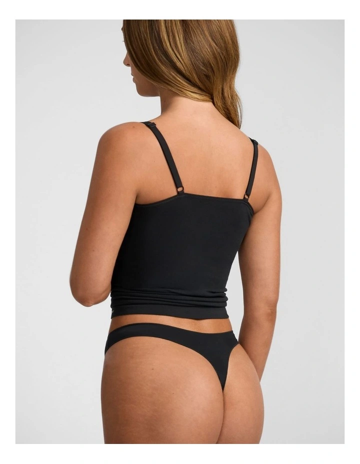 NPL Tactel G-String in Black image 2
