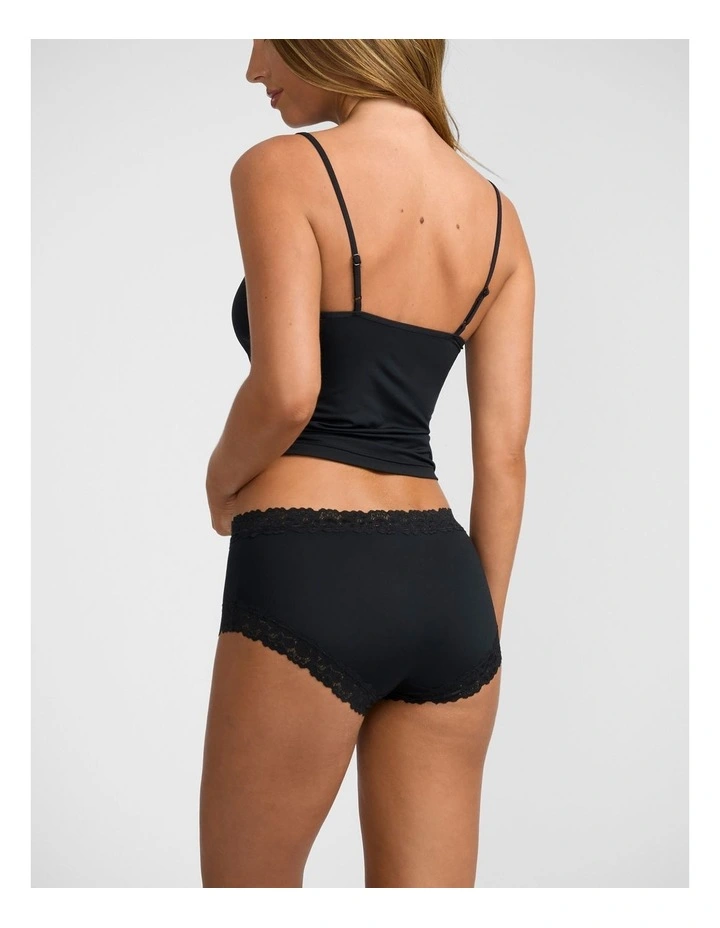 Parisienne Boyleg Brief 08823D in Black image 2
