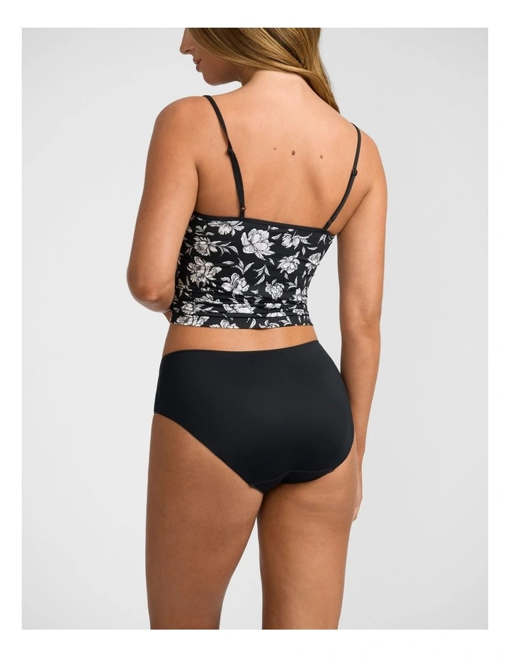 Next Generation No Panty Line Basics Boyleg Brief in Black image 2
