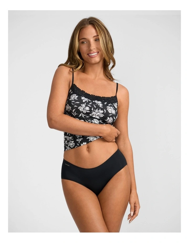 Next Generation No Panty Line Basics Boyleg Brief in Black image 4